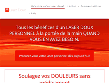 Tablet Screenshot of laserdoux.com